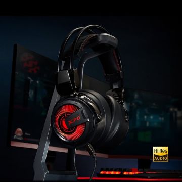 XPG PRECOG hoofdtelefoon/headset Bedraad Hoofdband Gamen USB Type-C Zwart (75260015) thumbnail