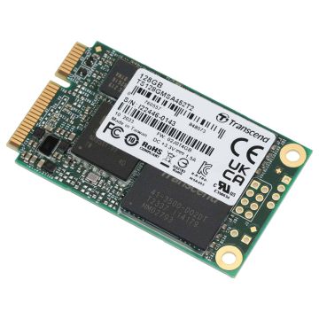Transcend 128GB, mSATA SSD, SATA3, 3D TLC, PE: 3K, 30u (TS128GMSA452T2) (TS128GMSA452T2) thumbnail
