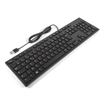 Dell KB216 USB-Tastatur mit Kabel, Schwarz, BB, Rusty, FR, Win 11 Liteon, EMEA (6CH29) (6CH29) thumbnail