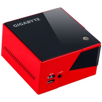 GIGABYTE GB-BXI5-4570R PC/workstation barebone Nettop Zwart, Rood (GB-BXI5-4570R) thumbnail