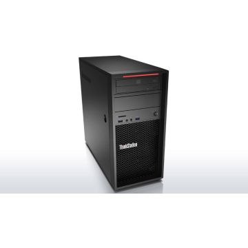Lenovo ThinkStation P300 Intel® Core™ i7 i7-4790 4 GB DDR3-SDRAM 256 GB SSD Windows 7 Professional Tower Workstation Zwart (30AH001KGE) thumbnail