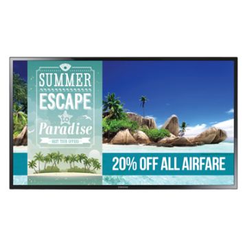 Samsung ED32C Digitale signage flatscreen 81,3 cm (32") LED 330 cd/m² WXGA Zwart (LH32EDCPLBC/EN) thumbnail