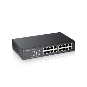 Zyxel GS1100-16v4 Unmanaged + 16 port Gigabit Unmanaged Switch (GS1100-16-EU0104F) thumbnail
