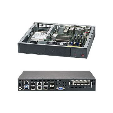 Supermicro SuperServer E300-9A Intel SoC BGA 1310 Rack (1U) Zwart (SYS-E300-9A) thumbnail