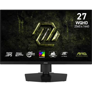 MSI MAG 274QPF E20 computer monitor 68,6 cm (27") 2560 x 1440 Pixels Wide Quad HD LCD Zwart (MAG 274QPF E20) thumbnail