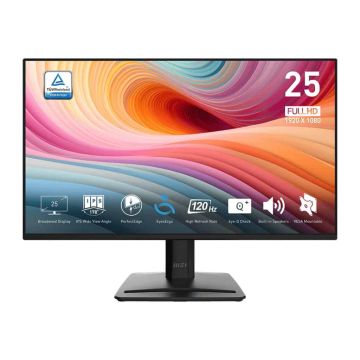 MSI Pro MP252 E2 computer monitor 62,2 cm (24.5") 1920 x 1080 Pixels Full HD LED Zwart (PRO MP252 E2) thumbnail