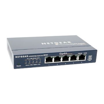 NETGEAR GS105 - switch - 5 porte (GS105GE*4) thumbnail