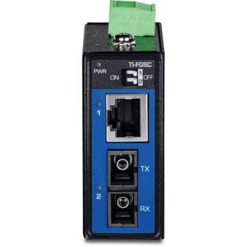 TRENDnet TI-FGSC Medienkonverter Industrial Multi-Mode SC 1km - Converter - Glasfaser (LWL) (TI-FGSC) (TI-FGSC) thumbnail
