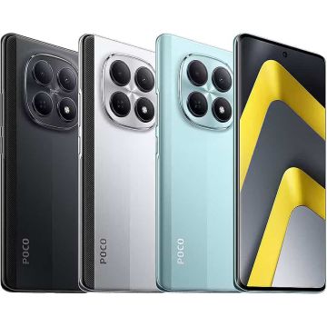 Xiaomi POCO M8 5G Smartphone 17,2 cm (6,77) AMOLED 8 GB 512 GB Silber 5G Dual-SIM (MZB0NRAEU) thumbnail