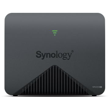 Synology MR2200AC draadloze router Gigabit Ethernet Dual-band (2.4 GHz / 5 GHz) Zwart (MR2200AC) thumbnail
