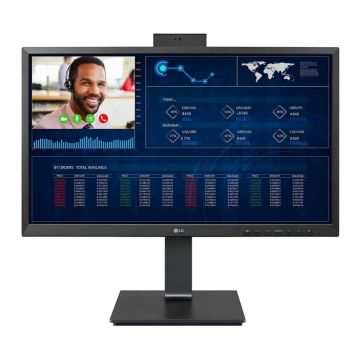 LG 24CQ650W-BP All-in-One PC/workstation Intel® Celeron® N5105 60,5 cm (23.8") 1920 x 1080 Pixels All-in-One thin client 8 GB DDR4-SDRAM 256 GB SSD Zwart (UHD) thumbnail