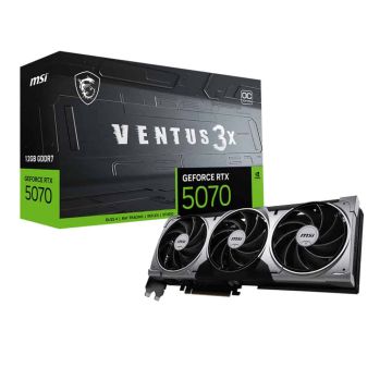 MSI VENTUS GeForce RTX 5070 12G 3X OC NVIDIA 12 GB GDDR7 (V532-001R) thumbnail