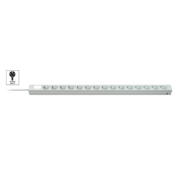 Vertiv Knürr DI-STRIP PDU, basic, 0U/1U, ingang Schuko 230 V 16 A, uitgangen (15) Schuko (033000151) thumbnail