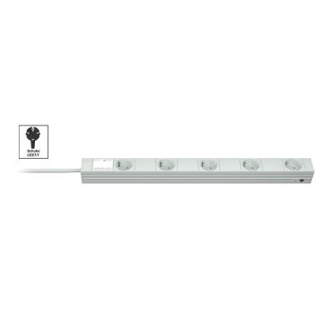 Vertiv Knürr DI-STRIP energiedistributie 5 AC-uitgang(en) 1U Wit (033000551) thumbnail