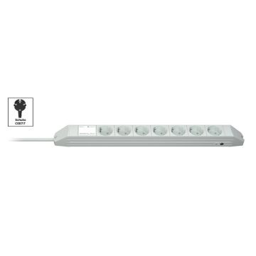 Vertiv Knürr DI-STRIP PDU, basic, 0U/1U, ingang Schuko 230 V 16 A, uitgangen (7) Schuko (033001071) thumbnail