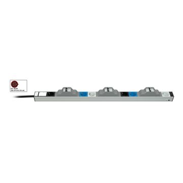 Vertiv Knürr 033009061 energiedistributie 6 AC-uitgang(en) 0U Zwart, Grijs (033009061) thumbnail