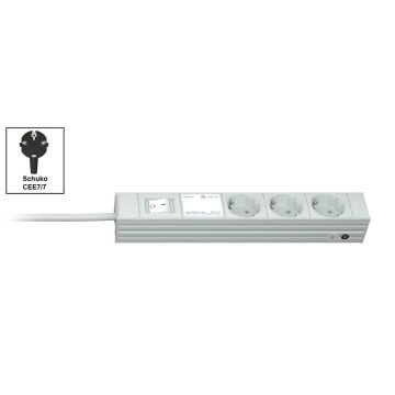 Vertiv Knürr DI-STRIP PDU, basic, 0U/1U, ingang Schuko 230 V 16 A, uitgangen (3) Schuko (033020036) thumbnail