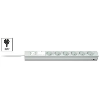 Vertiv Knürr DI-STRIP PDU, basic, 0U/1U, ingang Schuko 230 V 16 A, uitgangen (6) Schuko (033020066) thumbnail