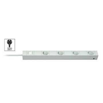Vertiv Knürr DI-STRIP PDU, basic, 0U/1U, ingang Schuko 230 V 16 A, uitgangen (4) Schuko (033020541) thumbnail