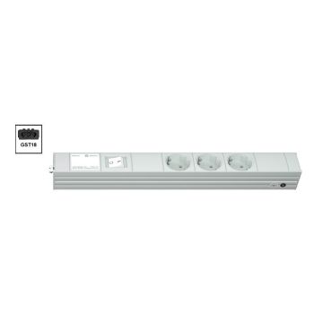 Vertiv Knürr DI-STRIP PDU, basic, 0U/1U, ingang GST18 230 V 16 A, uitgangen (3) Schuko (033022031) thumbnail