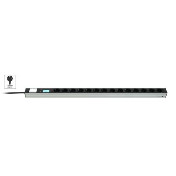 Vertiv Knürr 033060141 energiedistributie 14 AC-uitgang(en) 0U Zwart, Grijs (033060141) thumbnail