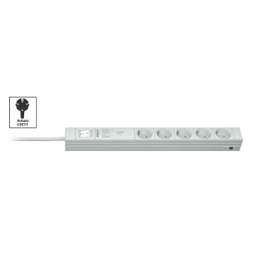 Vertiv Knürr DI-STRIP PDU, basic, 0U/1U, ingang Schuko 230 V 16 A, uitgangen (5) Schuko (033180056) thumbnail