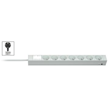 Vertiv Knürr DI-STRIP PDU, basic, 0U/1U, ingang Schuko 230 V 16 A, uitgangen (7) UTE (034000076) thumbnail