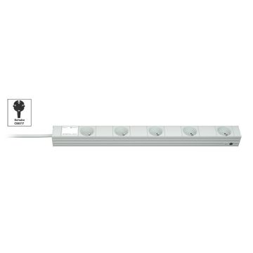 Vertiv Knürr DI-STRIP PDU, basic, 0U/1U, ingang Schuko 230 V 16 A, uitgangen (5) UTE (034000551) thumbnail