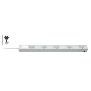 Vertiv Knürr DI-STRIP PDU, basic, 0U/1U, ingang Schuko 230 V 16 A, uitgangen (5) UTE (034000556) thumbnail