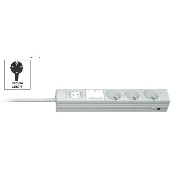 Vertiv Knürr DI-STRIP PDU, basic, 0U/1U, ingang Schuko 230 V 16 A, uitgangen (3) UTE (034020036) thumbnail