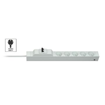 Vertiv Knürr DI-STRIP PDU, basic, 0U/1U, ingang Schuko 230 V 16 A, uitgangen (5) UTE (034080051) thumbnail