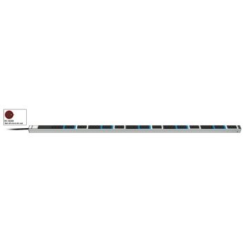 Vertiv Knürr DI-STRIP PDU, basic, 0U/1U, ingang IEC 60309 230/400 V 3 x 16 A, uitgangen (45) C13 (036008451) thumbnail