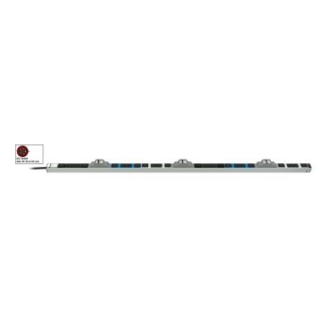 Vertiv Knürr 036009361 energiedistributie 36 AC-uitgang(en) 0U Zwart, Blauw, Zilver (036009361) thumbnail