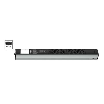 Vertiv Knürr DI-STRIP PDU, basic, 0U/1U, ingang GST18 230 V 16 A, uitgangen (6) C13 (036182061) thumbnail