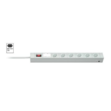 Vertiv Knürr DI-STRIP PDU, basic, 0U/1U, ingang SEV1011 T12 230 V 10 A, uitgangen (6) Type 13 (037030061) thumbnail