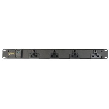 Vertiv EGVHVRB042-102UKLPS6-IP44 energiedistributie 4 AC-uitgang(en) Zwart (G2158) thumbnail