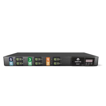 Vertiv Geist Metered energiedistributie 12 AC-uitgang(en) 0U/1U Zwart (G2229) thumbnail