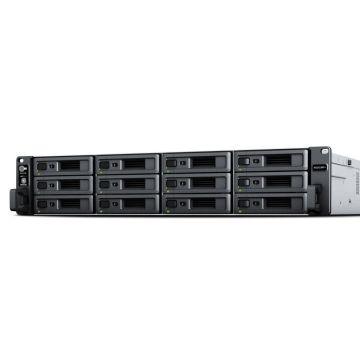 Synology RackStation RS2423+ data-opslag-server NAS Rack (2U) Ethernet LAN Zwart, Grijs V1780B (RS2423+) thumbnail