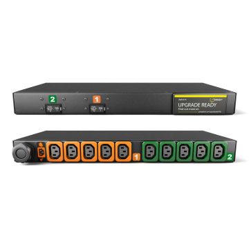 Vertiv MG01X1R1-10L133-3PS6C2H10-S energiedistributie 10 AC-uitgang(en) 1U Zwart (GI10046L) thumbnail