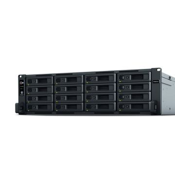 Synology RackStation RS4021XS+ data-opslag-server Opslagserver Rack (3U) Ethernet LAN Zwart D-1541 (RS4021XS+) thumbnail