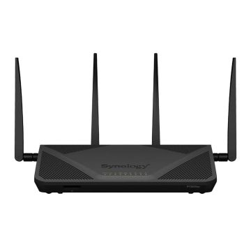 Synology RT2600AC draadloze router Gigabit Ethernet Dual-band (2.4 GHz / 5 GHz) 4G Zwart (RT2600AC) thumbnail