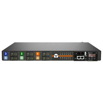 Vertiv Geist MGU3E1R6-12CF13-3PS56B2H10-S energiedistributie 12 AC-uitgang(en) 0U Zwart (GU30203) thumbnail
