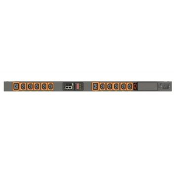 Vertiv Geist UU30004L energiedistributie 12 AC-uitgang(en) 0U Zwart (UU30004L) thumbnail