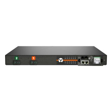 Vertiv Geist VP5G31A0 energiedistributie 12 AC-uitgang(en) 1U Zwart (VP5G31A0) thumbnail
