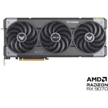 Asus TUF Radeon RX 9070 XT 16GB Grafikkarte - 16GB GDDR6, HDMI, 3x DP (DS 90YV0L70-M0NA00) thumbnail