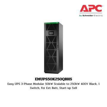 APC EASY UPS 3-PHASE MODULAR 50KW SCALABLE T (EMUPS50K250QBHS) thumbnail