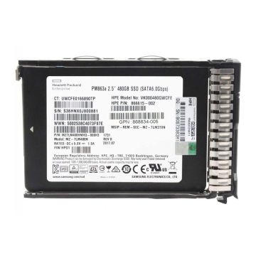 HP 480GB 6G SATA SFF RI SC SSD (872889-001) thumbnail