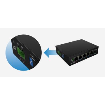 LANBERG Switch ILFE-4P-1GE-1S-90 Light Indus. PoE 1xBT 3xAT (ILFE-4P-1GE-1S-90) thumbnail