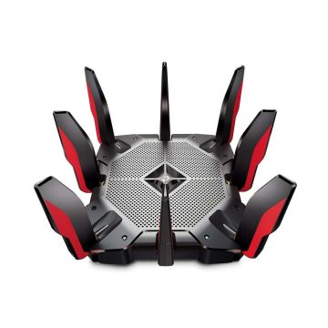 TP-Link Archer AX11000 draadloze router Gigabit Ethernet Tri-band (2.4 GHz / 5 GHz / 5 GHz) Zwart (ARCHER AX11000) thumbnail