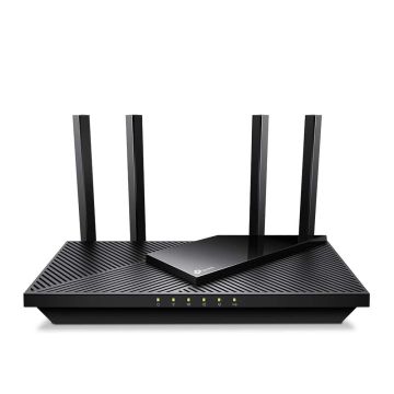 TP-Link Archer AX55 Pro draadloze router Gigabit Ethernet Dual-band (2.4 GHz / 5 GHz) Zwart (ARCHER AX55 PRO) thumbnail